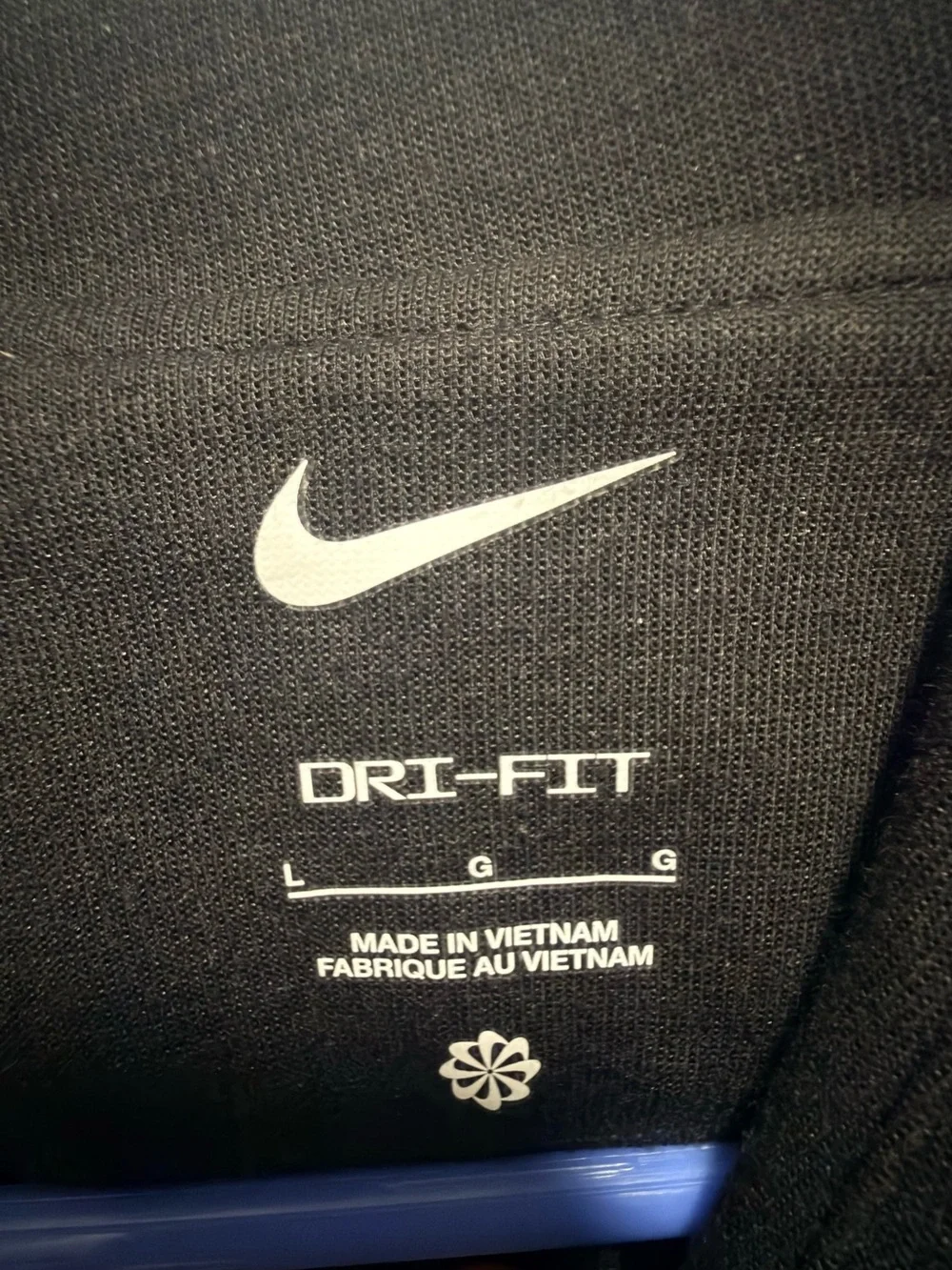 Nike Blacked Out Dri-FIT Pullover Hoodie with Zip Pocket